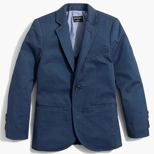 JCrew Crewcuts Boys Flex Chino Thompson Blazer in Navy Size 6-7